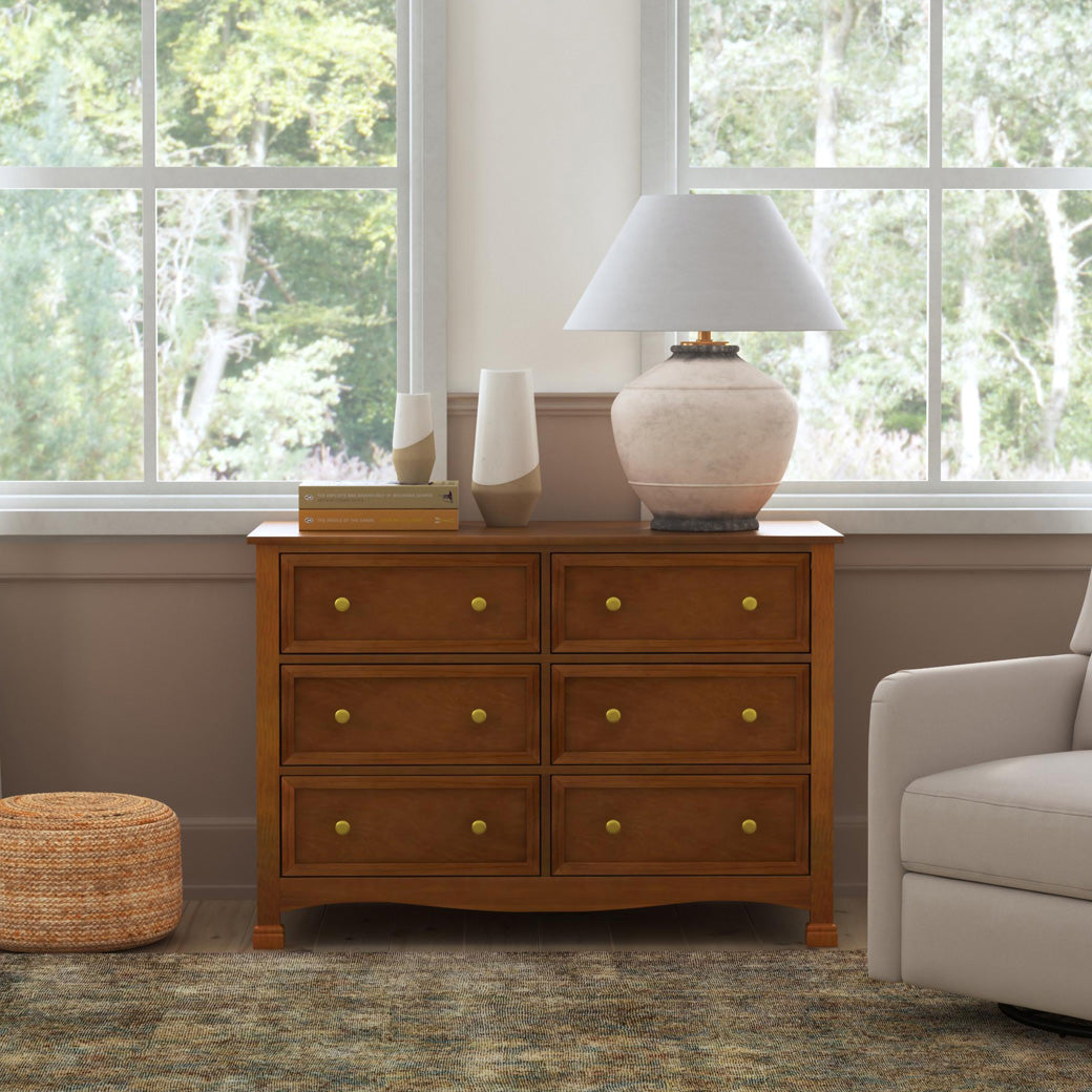 Kalani 6-Drawer Double Wide Dresser