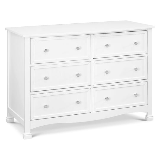 DaVinci Kalani 6 Drawer Double Wide Dresser in White - M5529W DaVinci Kalani 6 Drawer Double Wide Dresser in White - M5529W