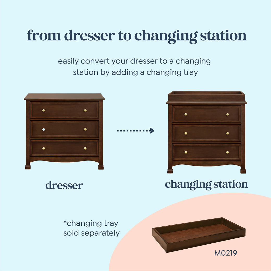 Kalani 3-Drawer Dresser