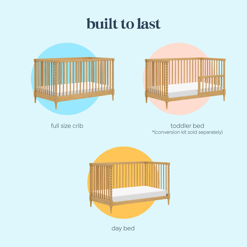 Lainey Bobbins 3-in-1 Convertible Crib