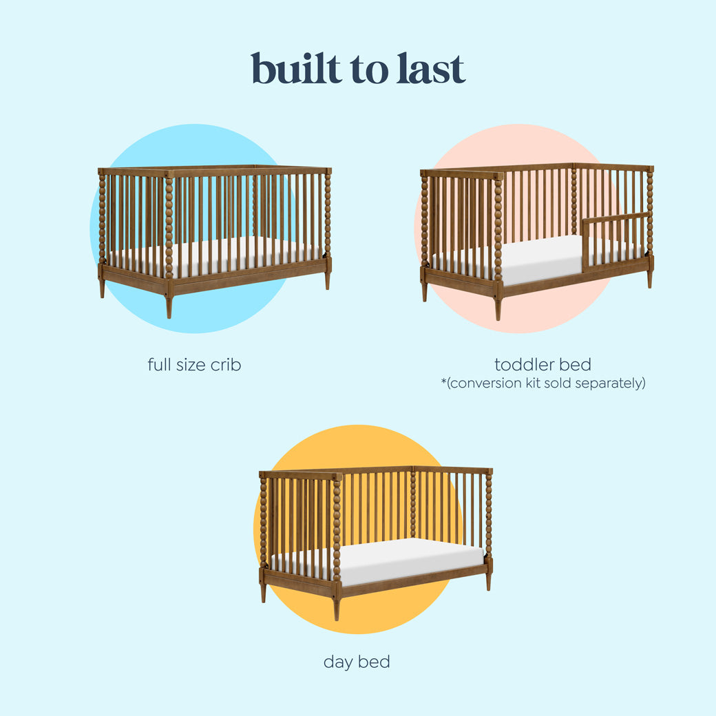 Lainey Bobbins 3-in-1 Convertible Crib