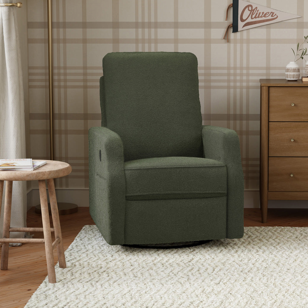 Lucas Pillowback Swivel Recliner