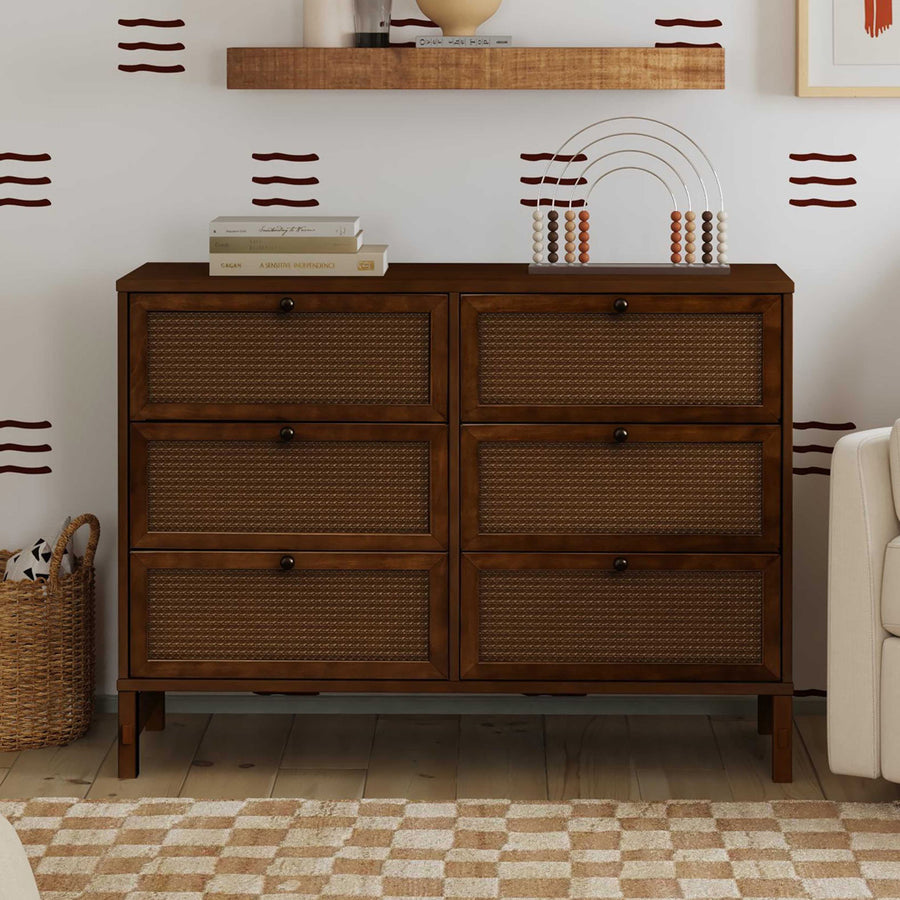 DaVinci Margot 6-Drawer Dresser Walnut