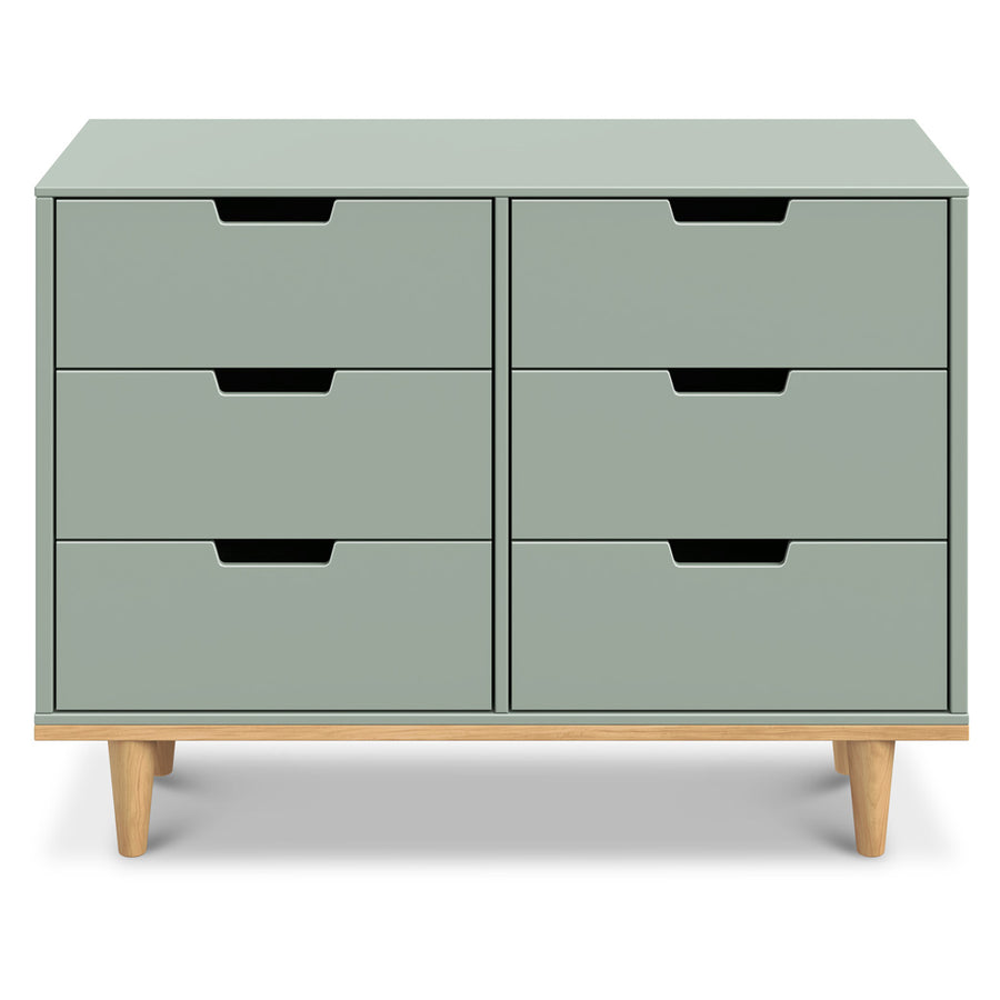 green emerald velvet dress Davinci Marley 6-Drawer Double Dresser