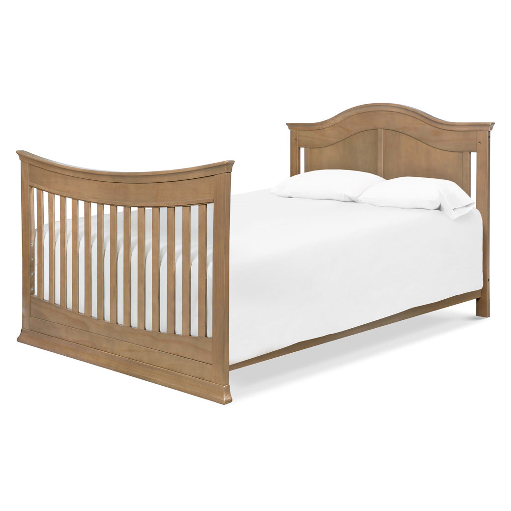 DaVinci Meadow 4-in-1 Convertible Crib as full-size bed in -- Color_Hazelnut
