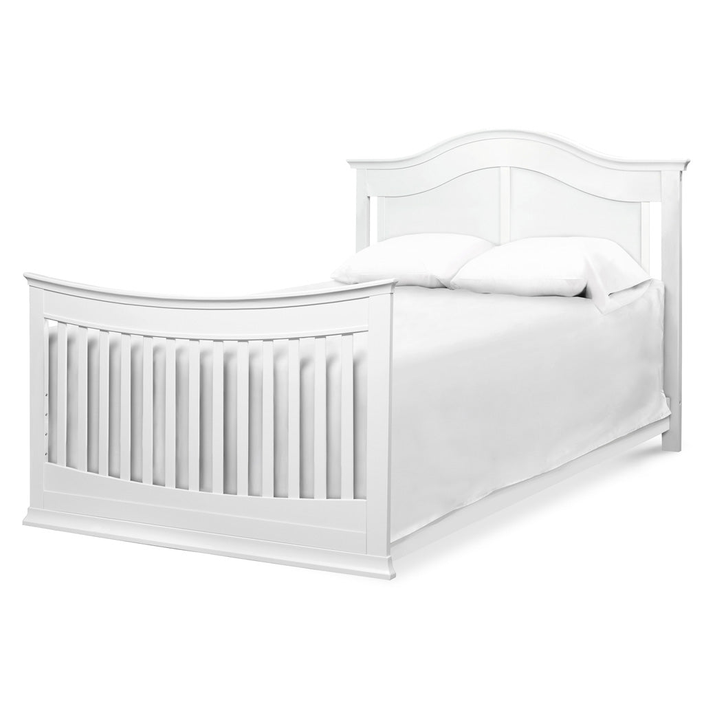 DaVinci Meadow 4-in-1 Convertible Crib as full-size bed in -- Color_White