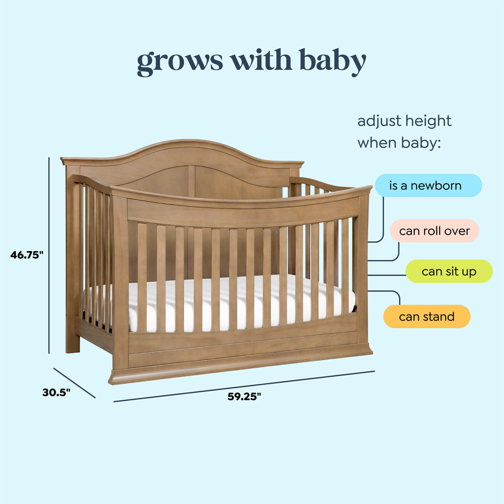 DaVinci Meadow 4-in-1 Convertible Crib | Modern Nursery™