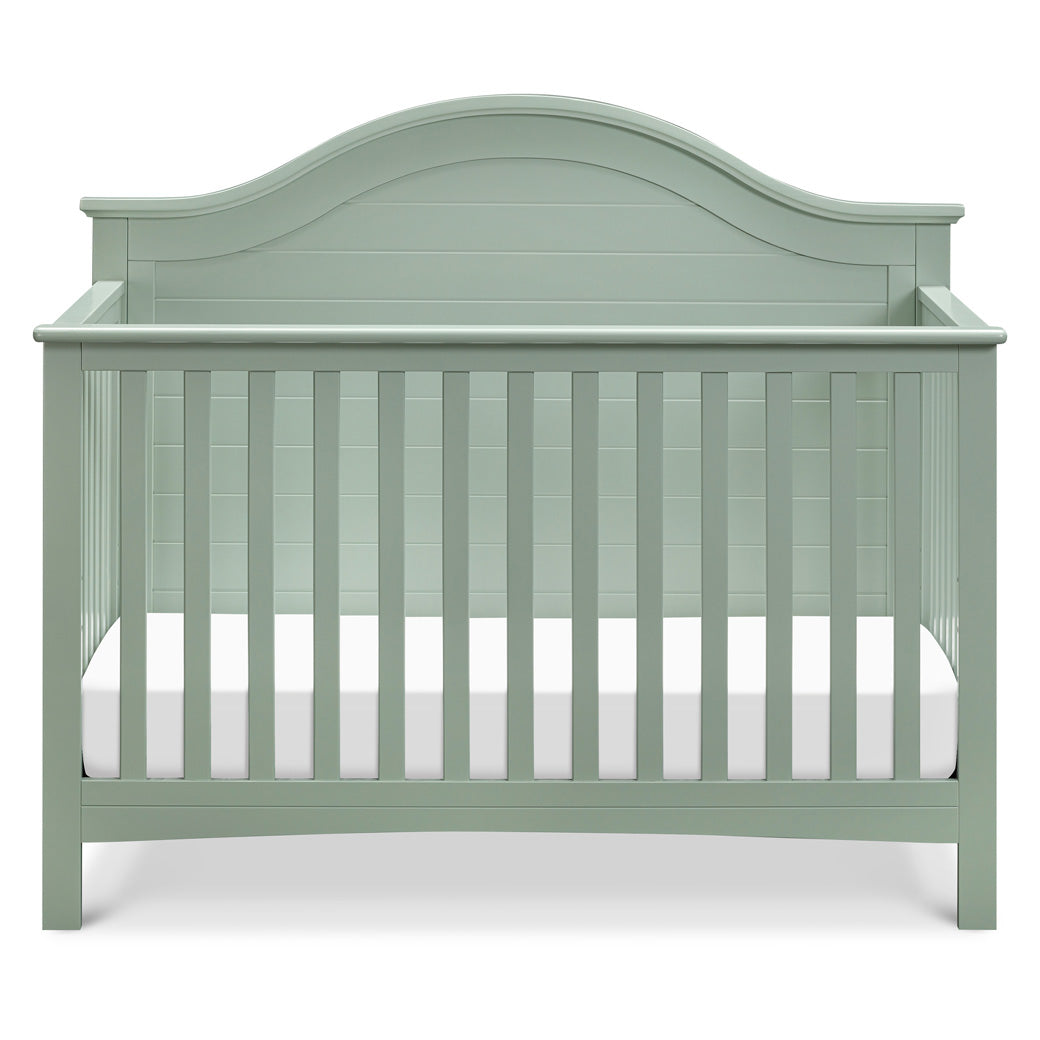Front view of Carter's by DaVinci Nolan 4-in-1 Convertible Crib in -- Color_Light Sage