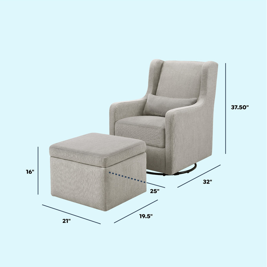 Davinci Olive Glider Davinci Nursery Glider Upholstered Swivel