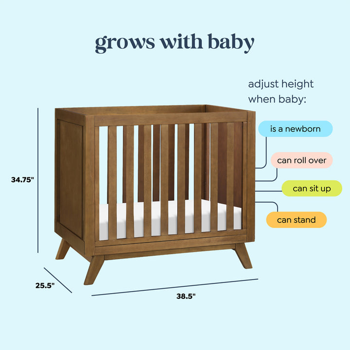 Otto 3-in-1 Convertible Mini Crib