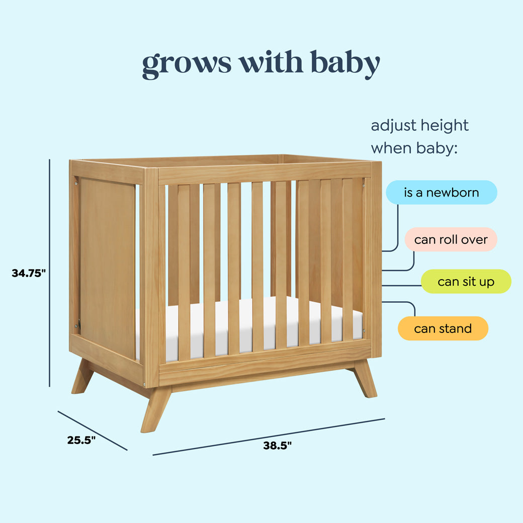 Otto 3-in-1 Convertible Mini Crib