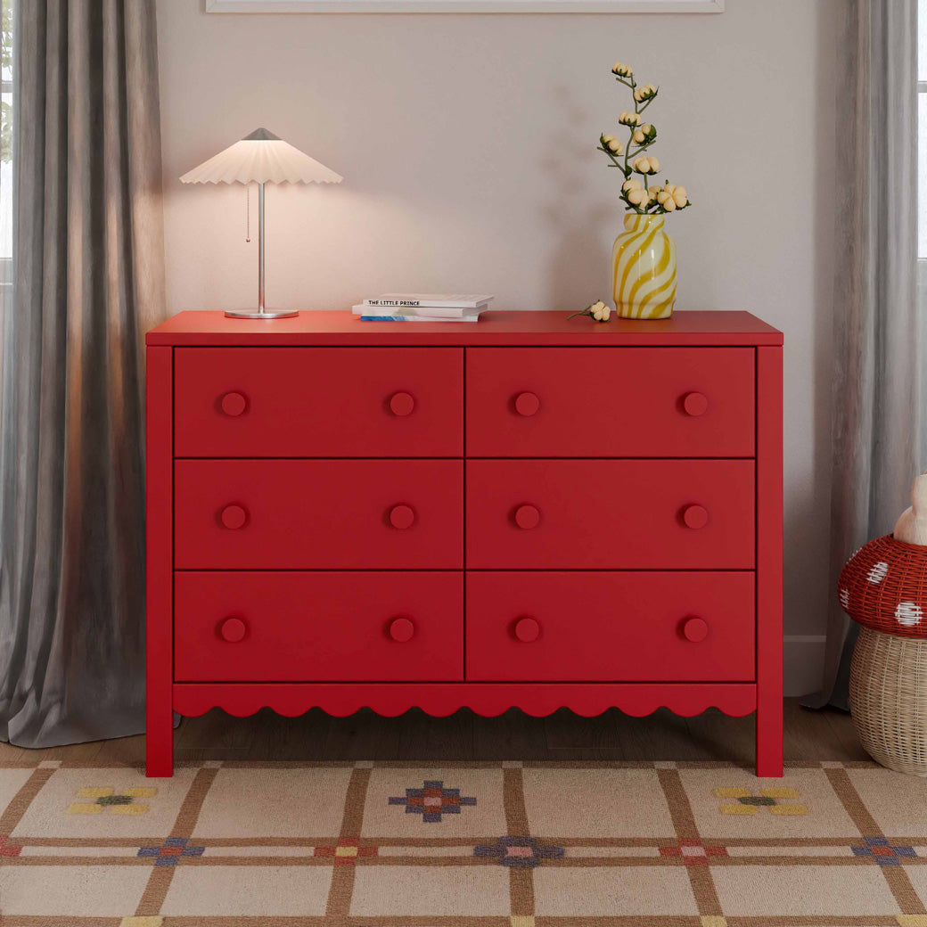 Sammy Scallop 6-Drawer Dresser