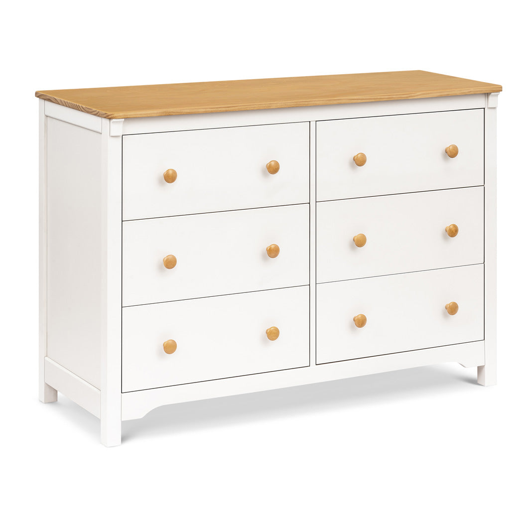 DaVinci Shea 6-Drawer Dresser in -- Color_Warm White/Honey