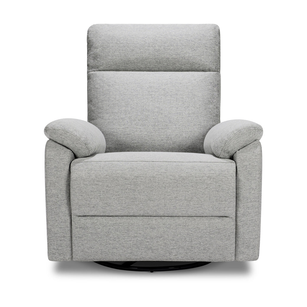 Front view of DaVinci Suzy Recliner and Swivel Glider in -- Color_Frost Grey