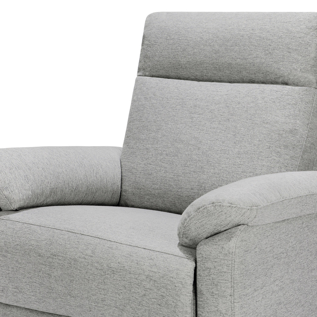 Closeup of DaVinci Suzy Recliner and Swivel Glider in -- Color_Frost Grey