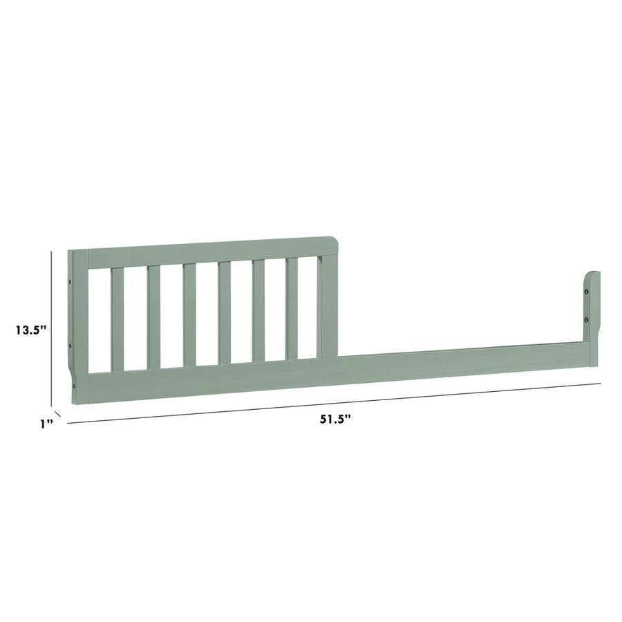 Davinci Jacob Hidden Hardware Conversion Rails, White By DaVinci