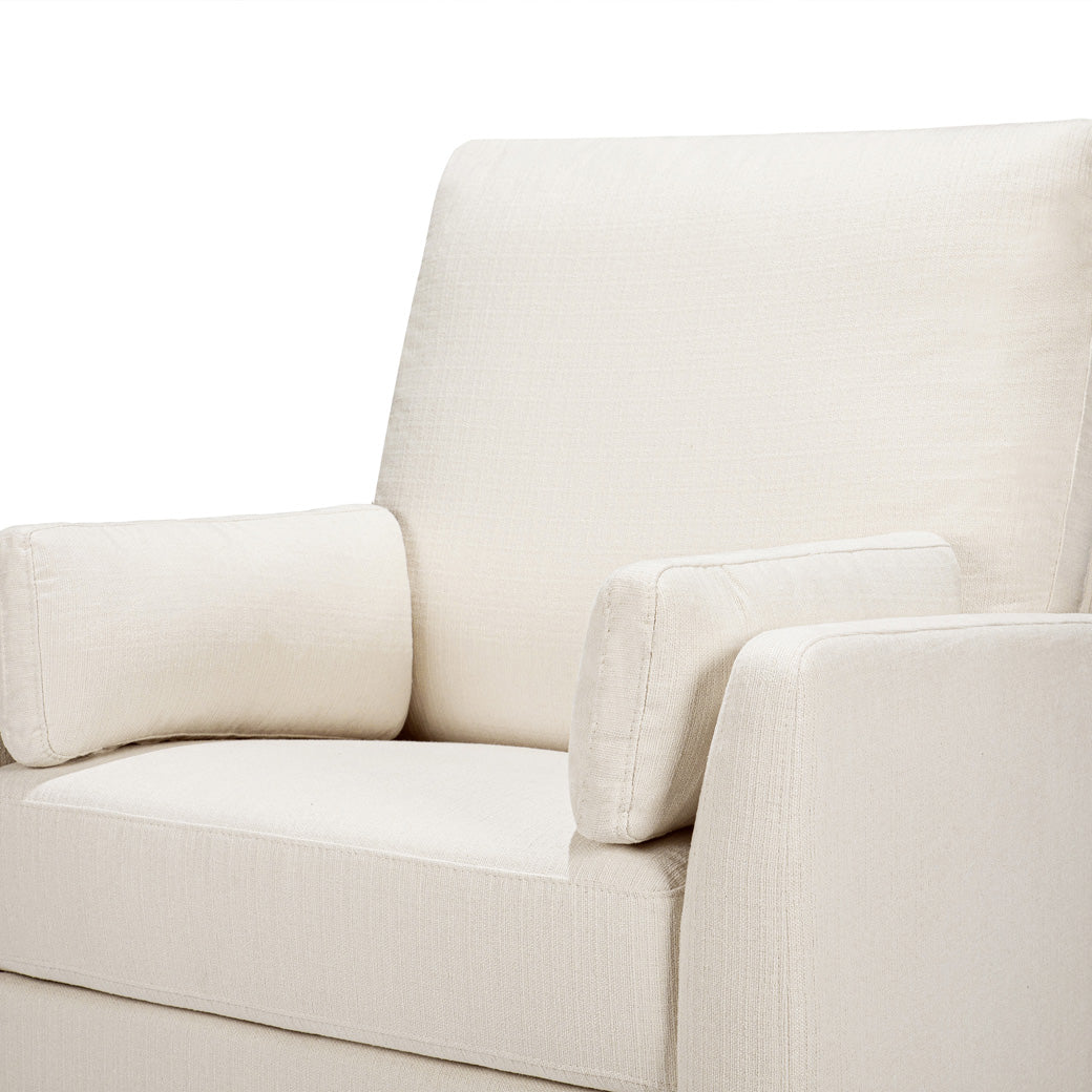 Closeup Carter's by DaVinci Ethan Recliner and Swivel Glider in -- Color_Performance Cream Linen