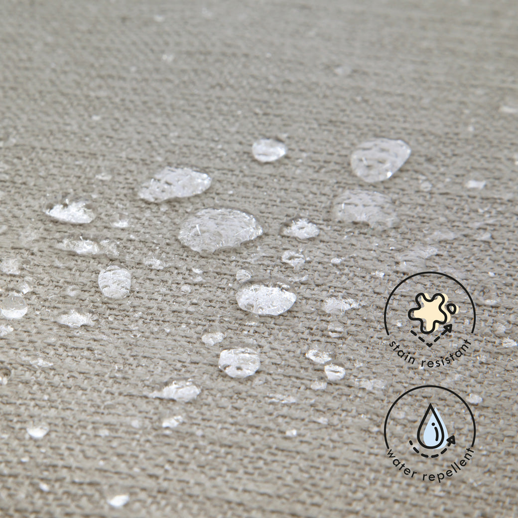 Carter's by DaVinci Ethan Recliner and Swivel Glider material features in -- Color_Performance Grey Linen