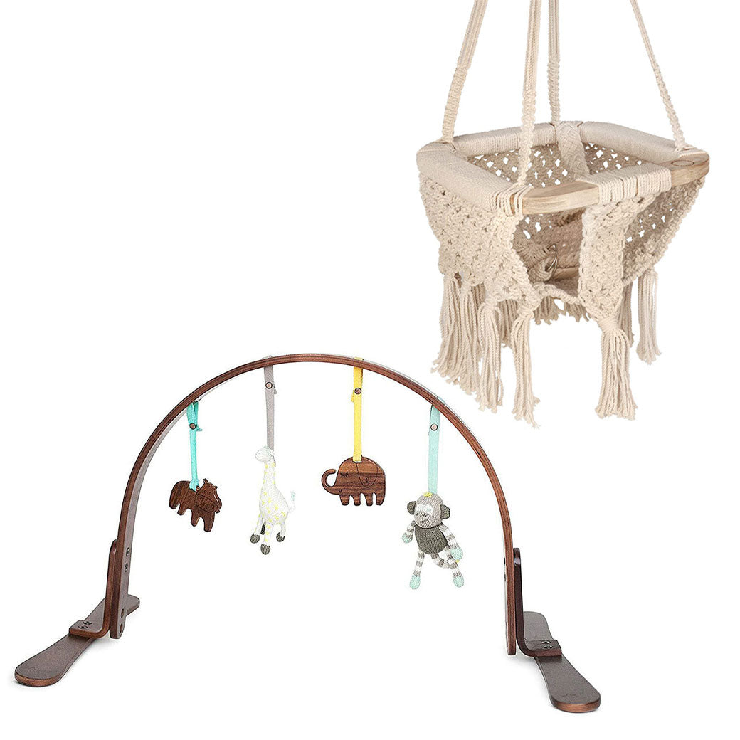 Play Gym + Macrame Swing Bundle