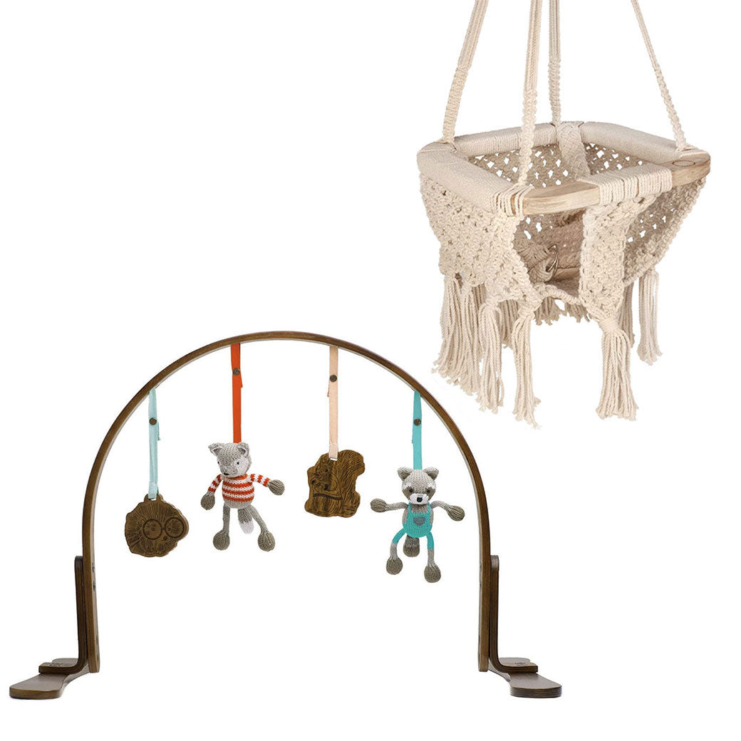 Play Gym + Macrame Swing Bundle