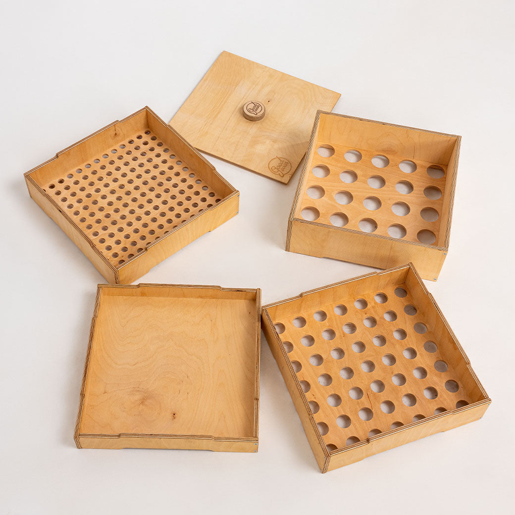 Wooden Storage/Sorter for Building Blocks