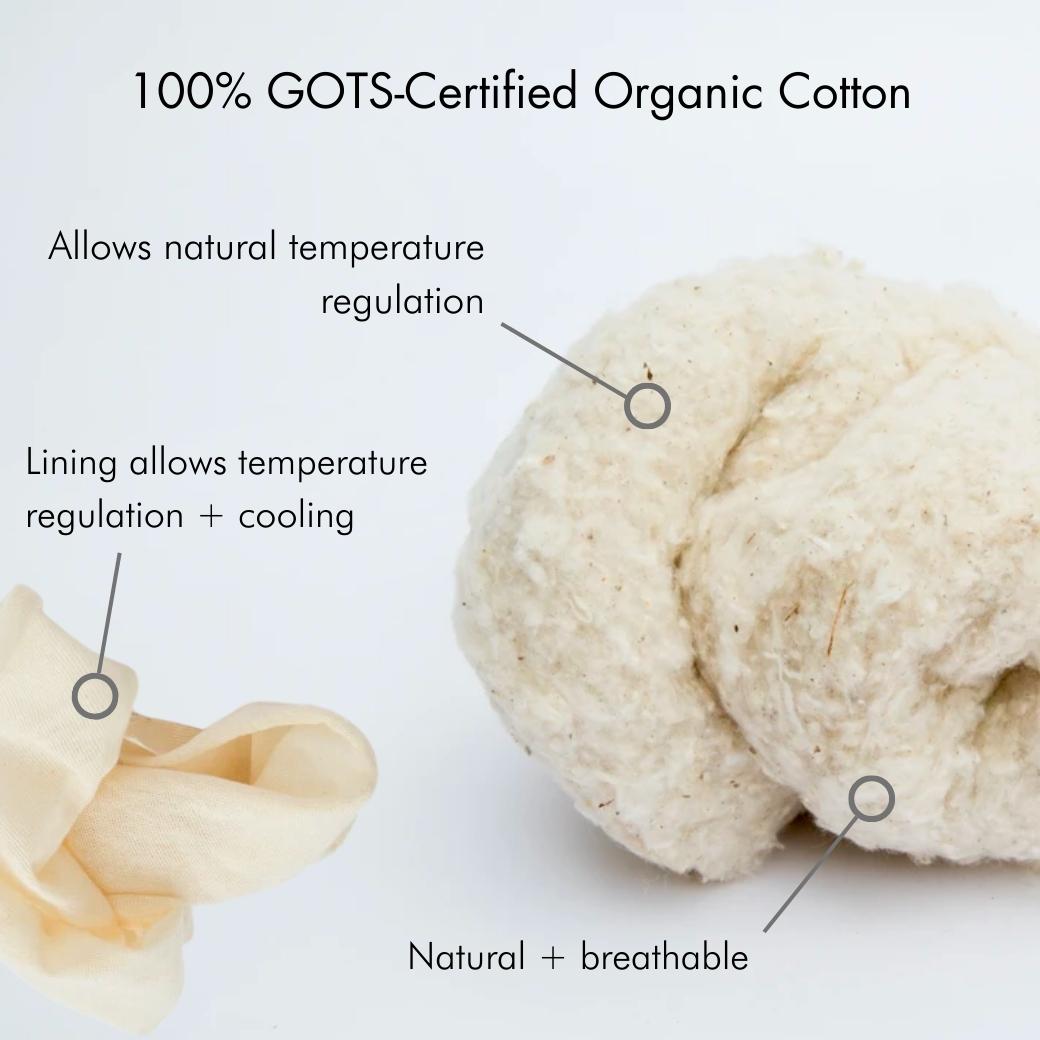 100% GOTS-certified organic cotton rolls with pointers -- Lifestyle