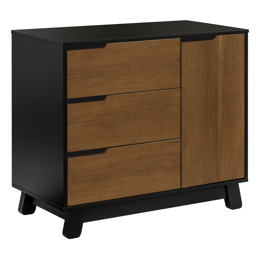 hudson changer dresser without the changer accessory on top -- Color_Black/Natural Walnut