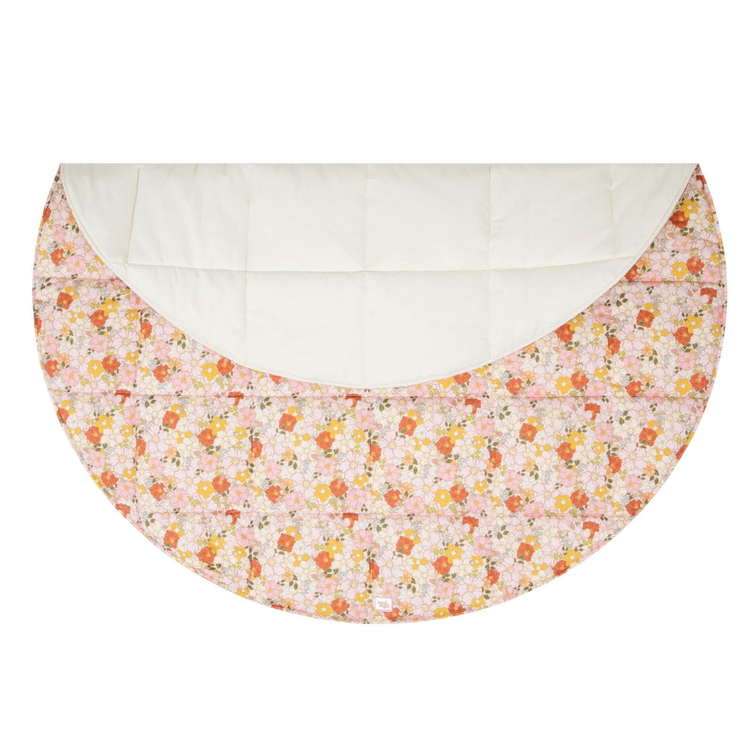Round Cotton Mat with Pattern