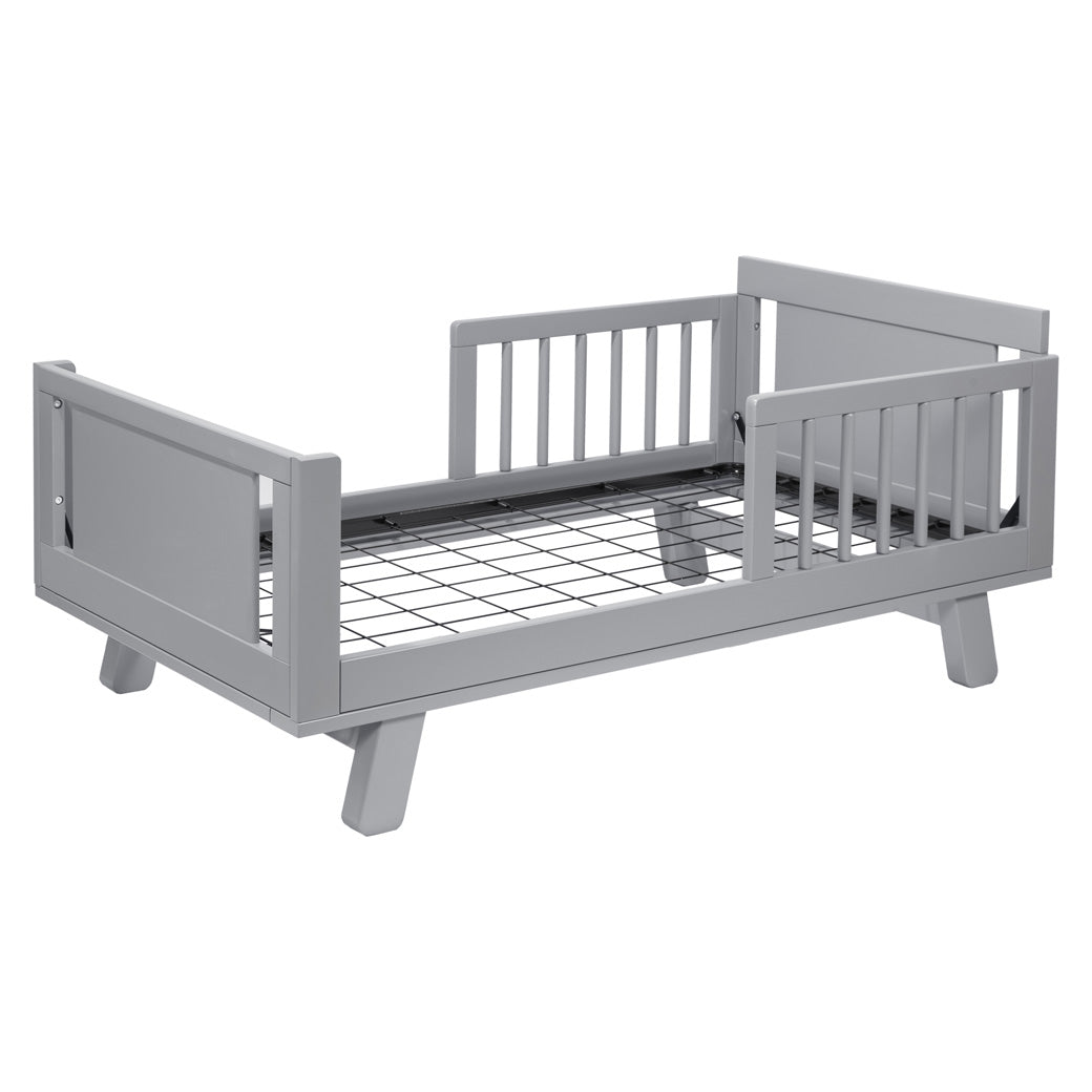 Assembled Junior Bed Conversion Kit For Hudson And Scoot Crib without a mattress  in -- Color_Grey