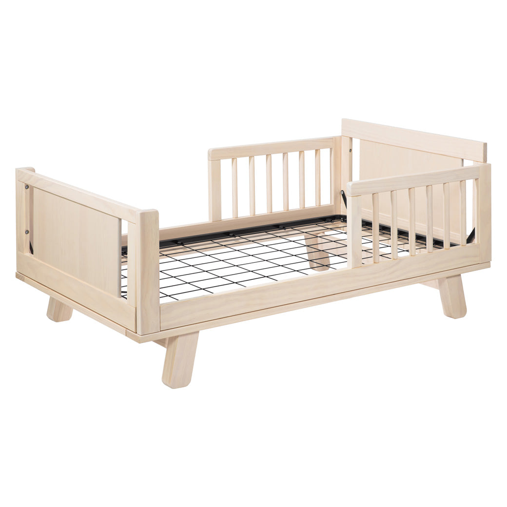 Assembled Junior Bed Conversion Kit For Hudson And Scoot Crib without mattress in -- Color_Washed Natural