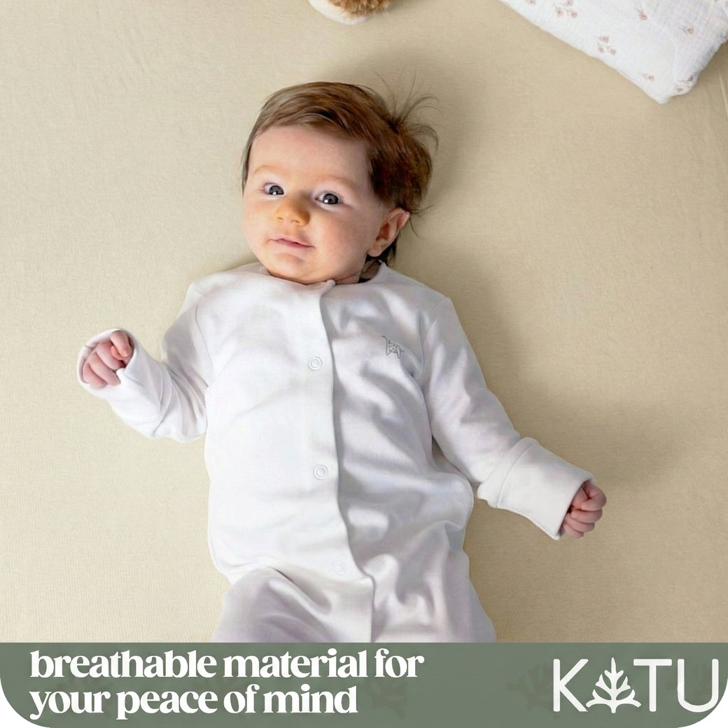 Organic Crib Mattress Waterproof Protector (Natural)