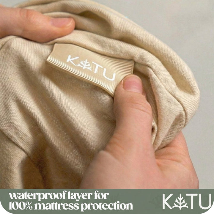 Organic Crib Mattress Waterproof Protector (Natural)