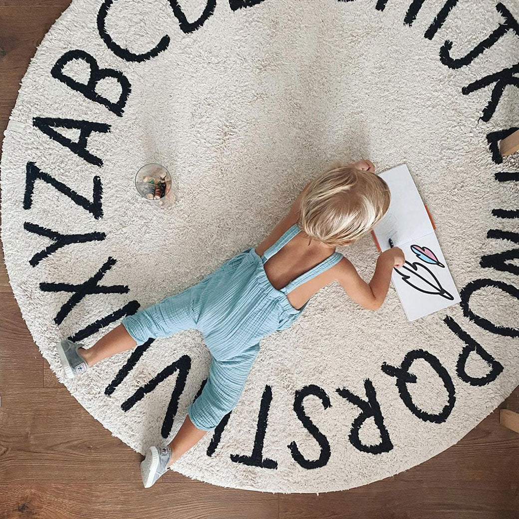 Lorena Canals ABC Round Washable Rug | Modern Nursery™