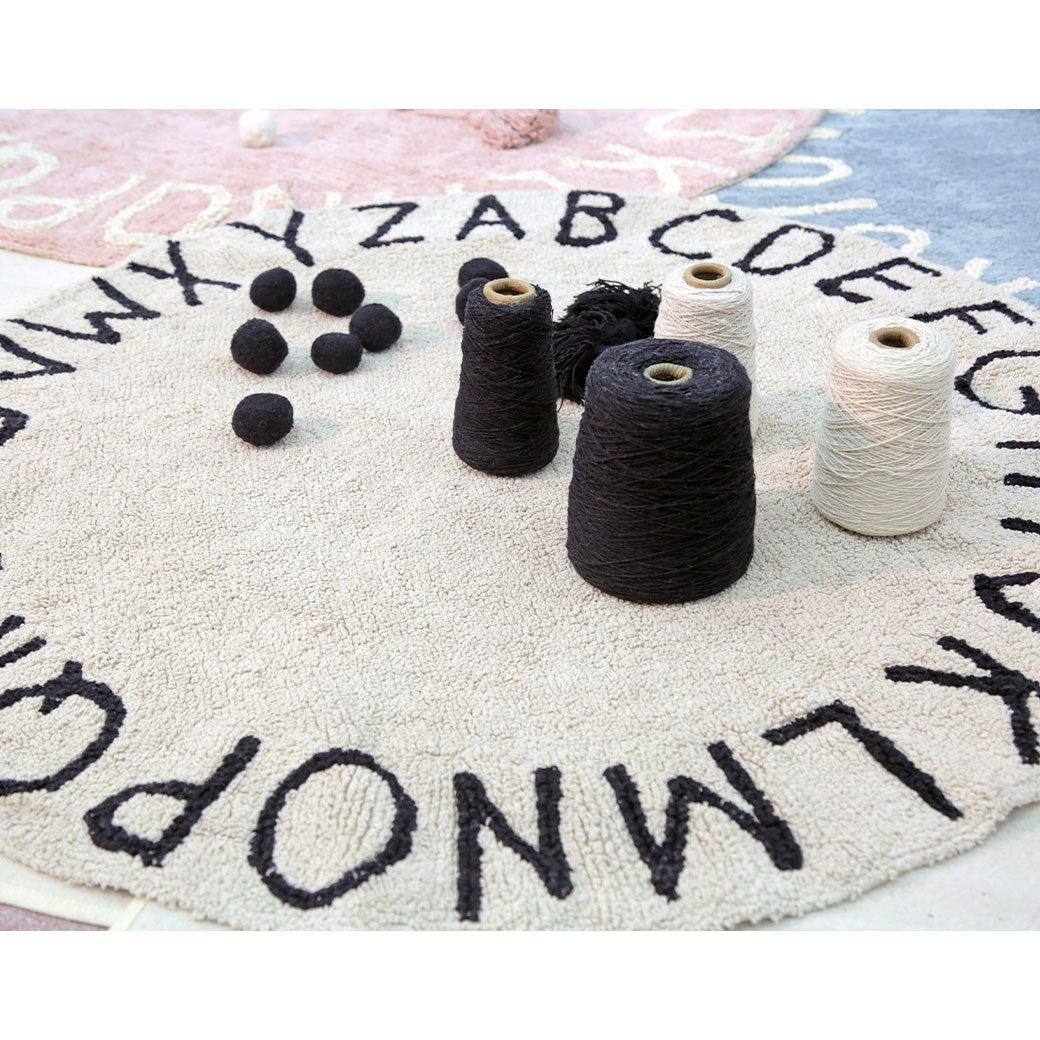 Lorena Canals ABC Round Washable Rug | Modern Nursery™