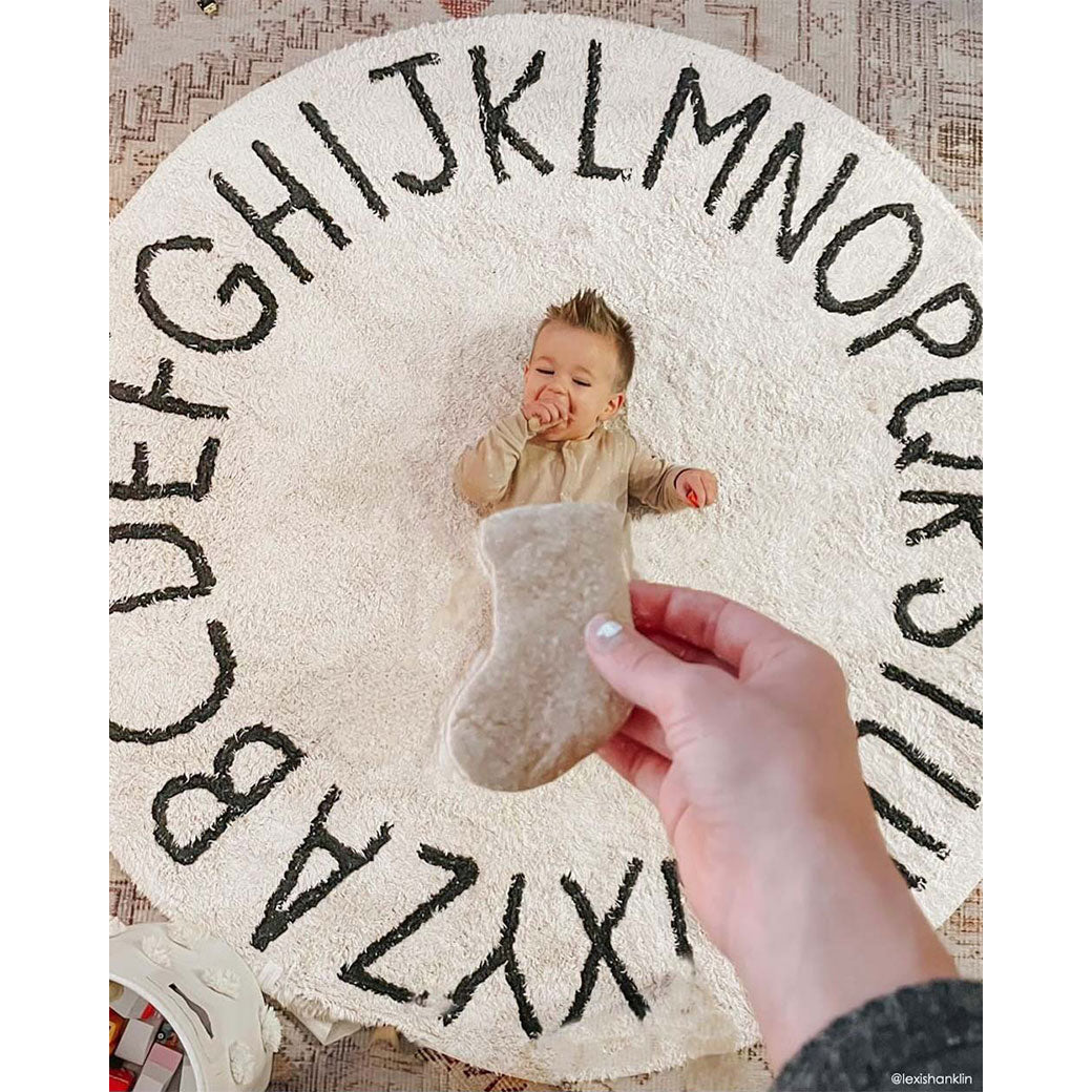 Lorena Canals ABC Round Washable Rug | Modern Nursery™