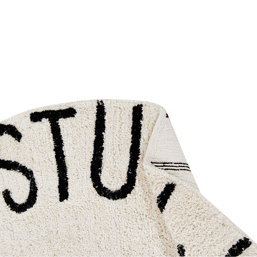 ABC Round Washable Rug