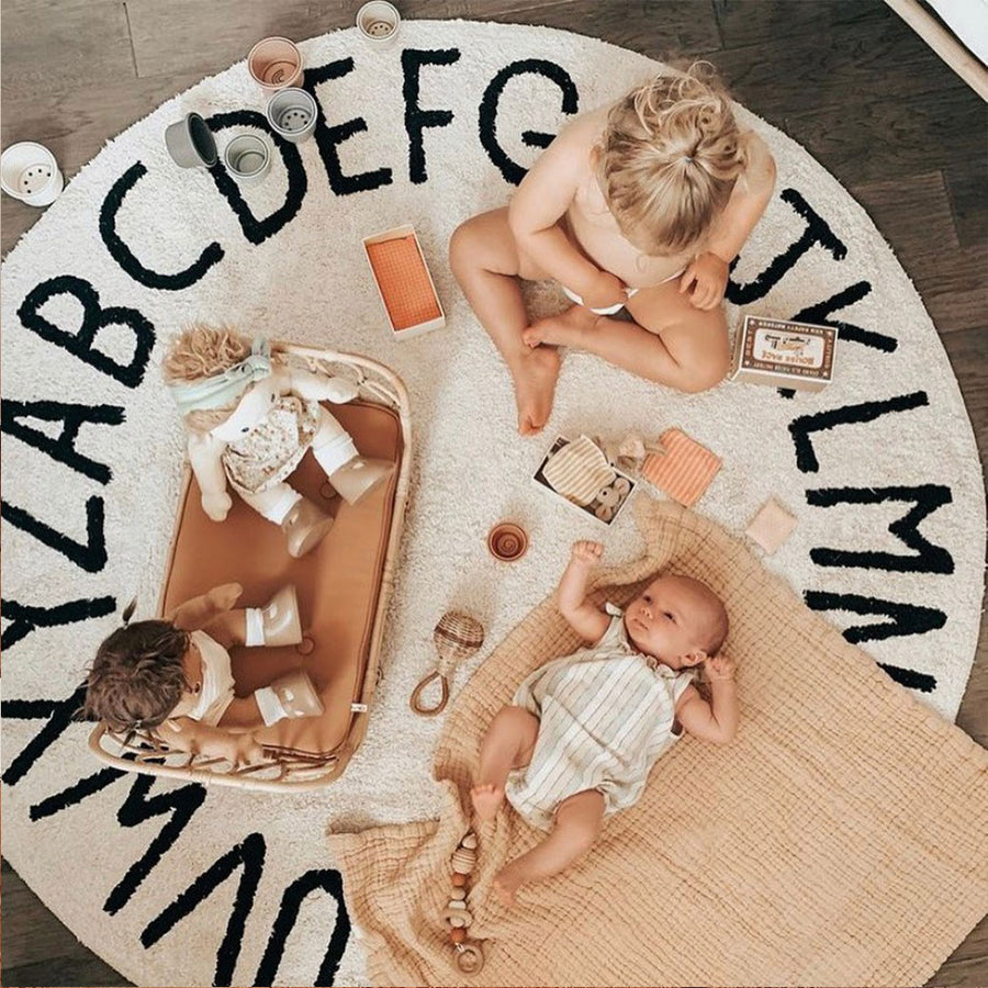 Lorena Canals ABC Round Washable Rug | Modern Nursery™