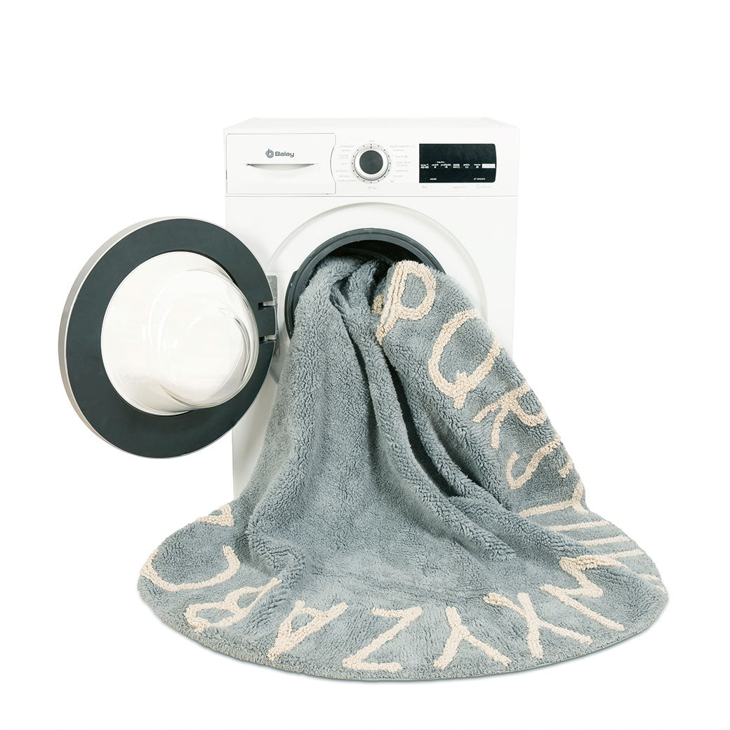 ABC Round Washable Rug