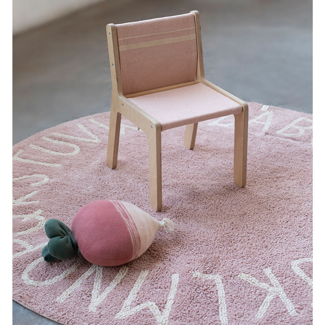 ABC Round Washable Rug