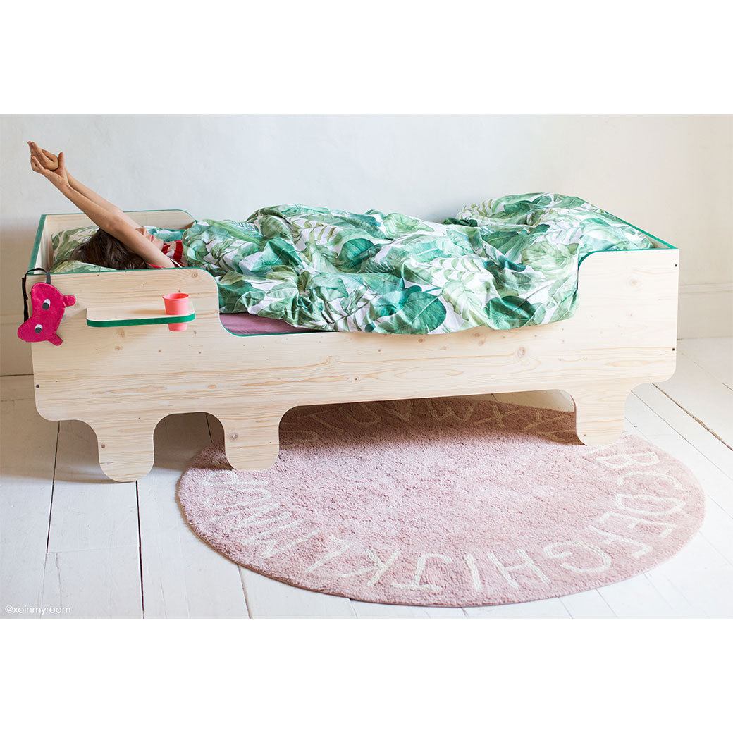 ABC Round Washable Rug