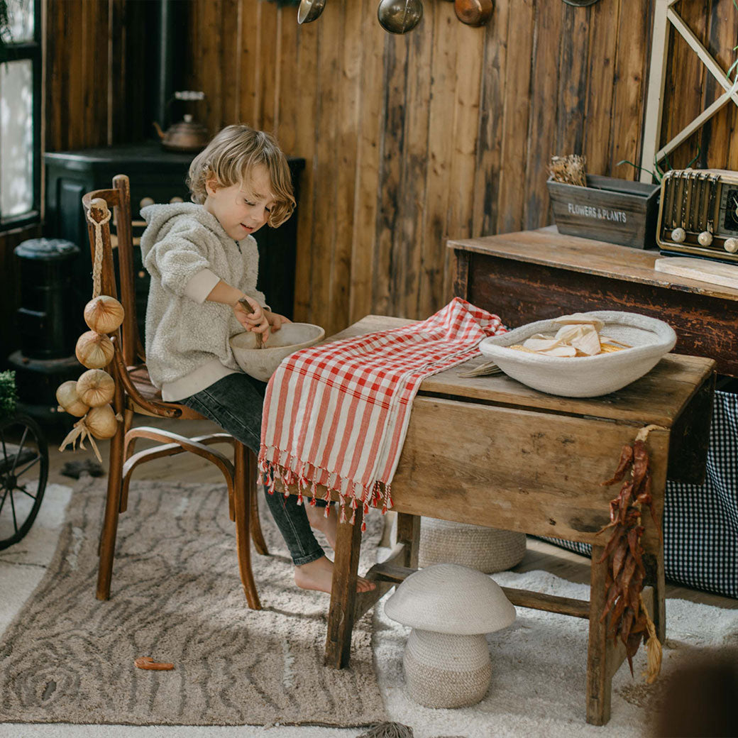 Baby Mushroom Basket
