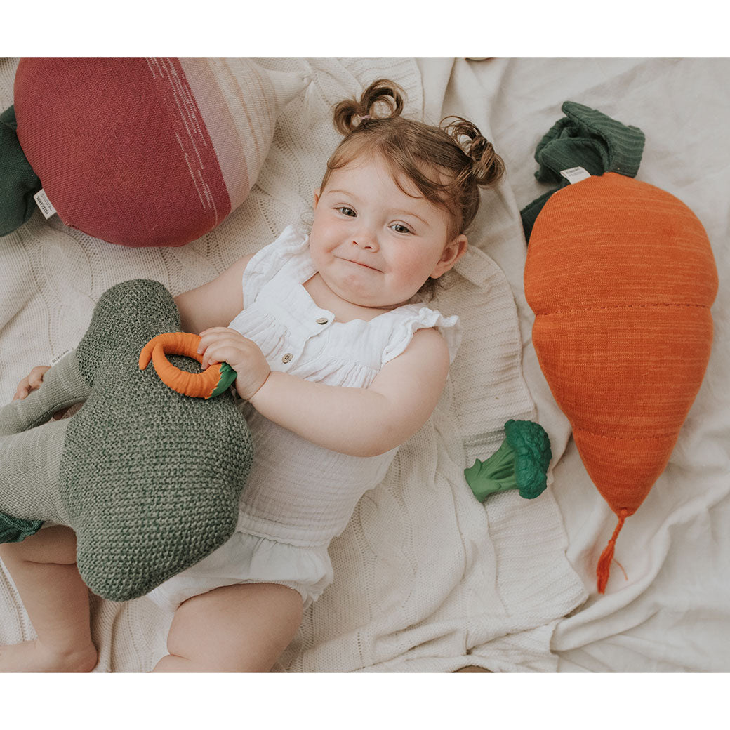 Brucy The Broccoli Knitted Cushion