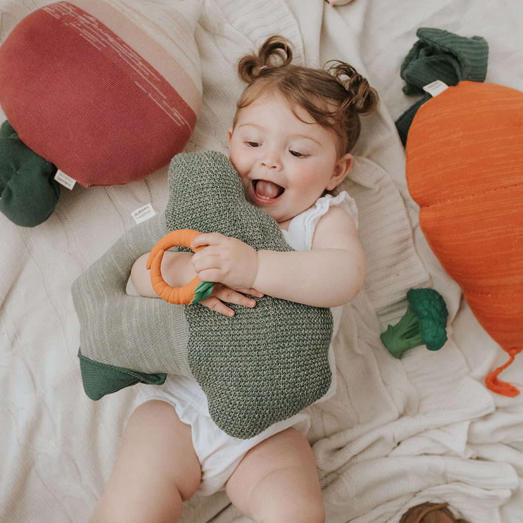Brucy The Broccoli Knitted Cushion