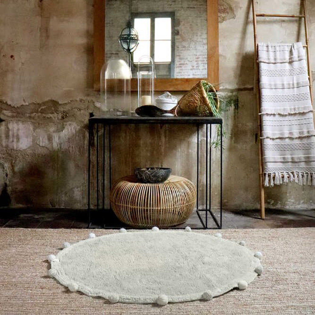 Bubbly Natural Washable Rug