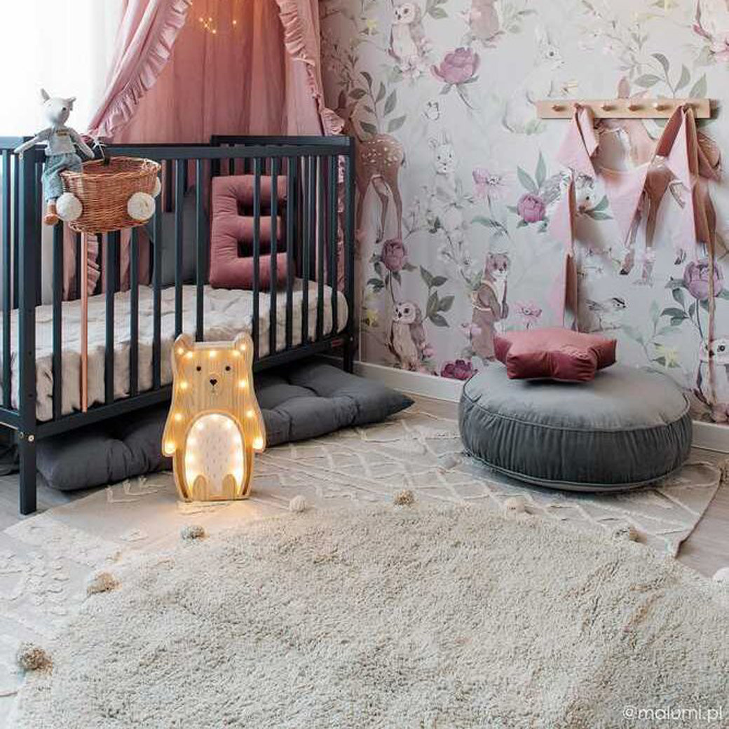 Bubbly Natural Washable Rug
