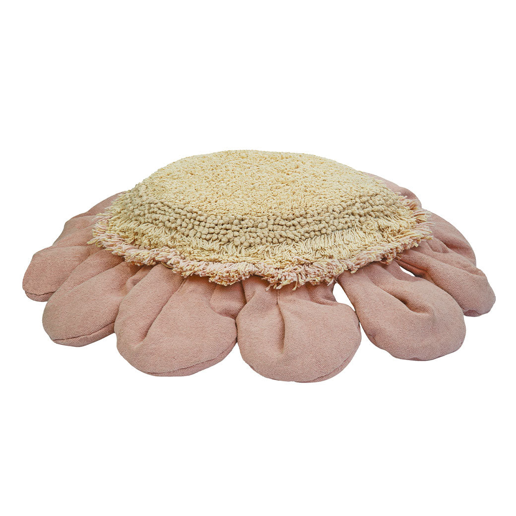 Pink Daisy Floor Cushion