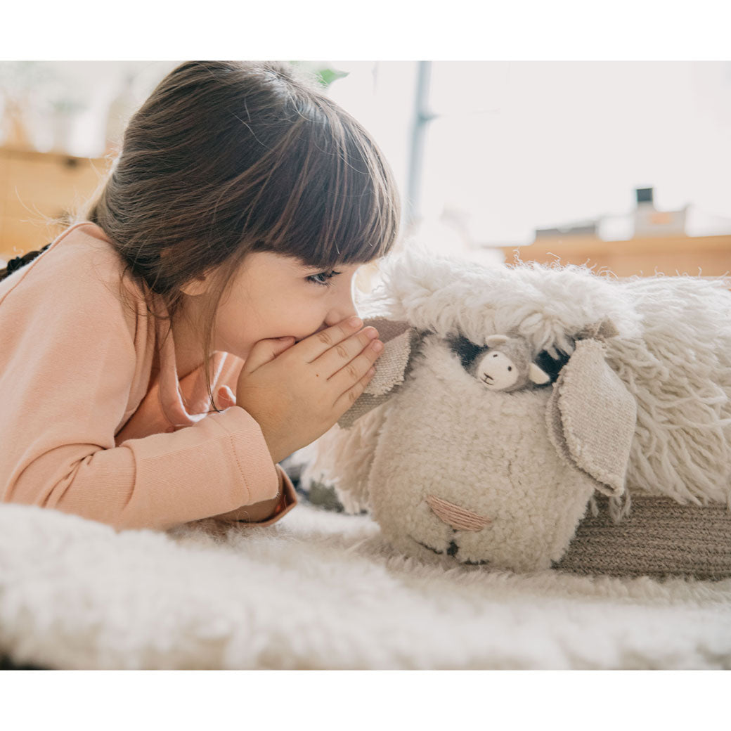 Pink Nose Sheep Woolable Basket