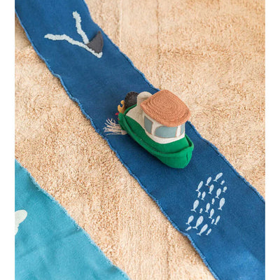 Sea Clean Up Boat Ride & Roll Soft Toy