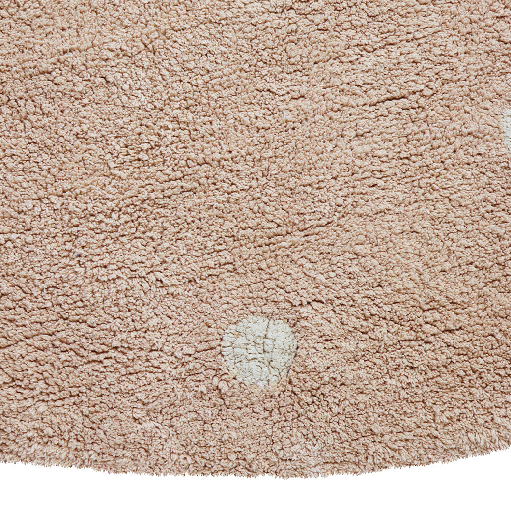 Round Dot Washable Rug