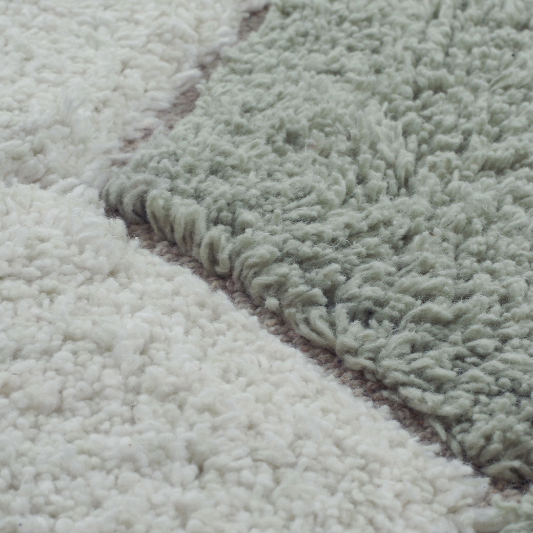 Round Honeycomb Washable Rug